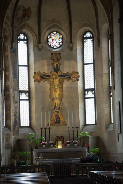 The Church of the Eremitani is an Augustinian church of the 13th century. Padua — Stock Photo, Image