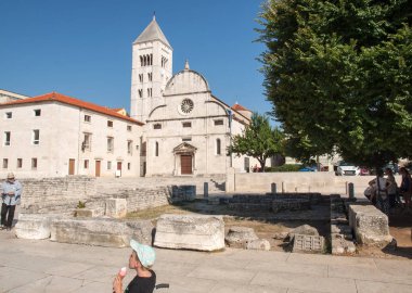 St Mary Kilisesi Zadar eski şehirde, Hırvatistan