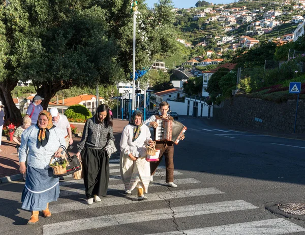 Festival del Vino de Madeira en Estreito de Camara de Lobos en Madeira —  Fotos de Stock