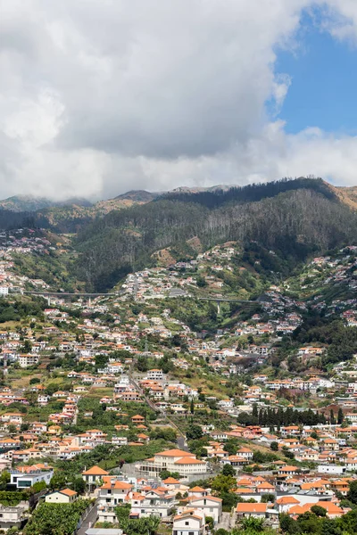 Funchal Madeira Adası panoramik — Stok fotoğraf