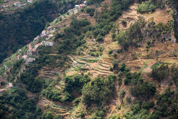 Vallei der nonnen, Curral das Freiras op Madeira, Portugal. — Stockfoto