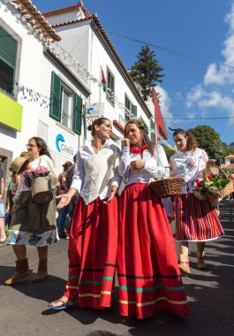  Estreito de Camara de Lobos 'ta Madeira Şarap Festivali