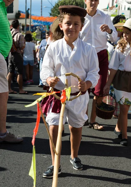 Festiwal Wina na Maderze w Estreito de Camara de Lobos, Madera, Portugalia. — Zdjęcie stockowe