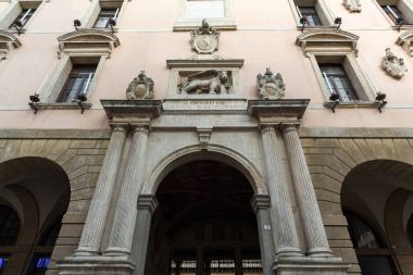 Palazzo Bo, tarihi bina ev 1539, Padova Üniversitesi Padua, İtalya