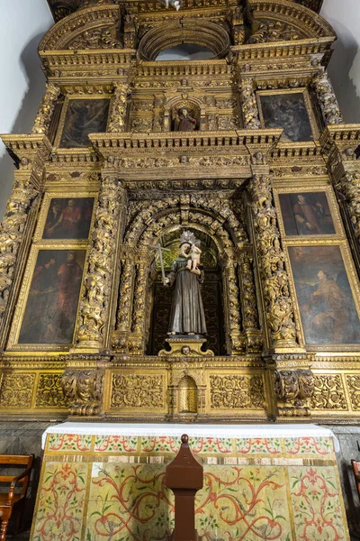 La Catedral de Nuestra Señora de la Asunción interior en Funchal, isla de Madeira, Portugal . — Foto de Stock