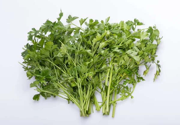 Fresh parsley on white background — Stock Photo, Image