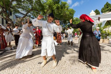 Funchal 'da Madeira Şarap Festivali. Madeira, Portekiz.