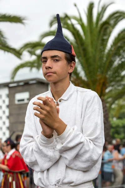 Festival vína Madeira ve Funchalu. Madeira, Portugalsko. — Stock fotografie