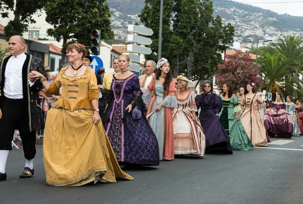 Γιορτή κρασιού Μαδέρα στο Funchal. Μαδέρα, Πορτογαλία. — Φωτογραφία Αρχείου