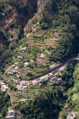 Rahibeler Vadisi, Portekiz, Madeira Adası 'ndaki Curral das Freiras.