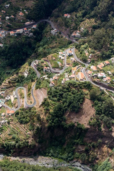 ポルトガル・マデイラ島のカラル・ダス・フライラス・ナンの谷 — ストック写真