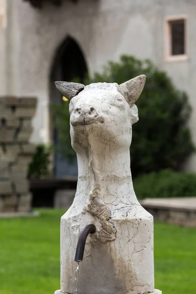 Staty i Castelvecchio museet. Verona, Italien — Stockfoto