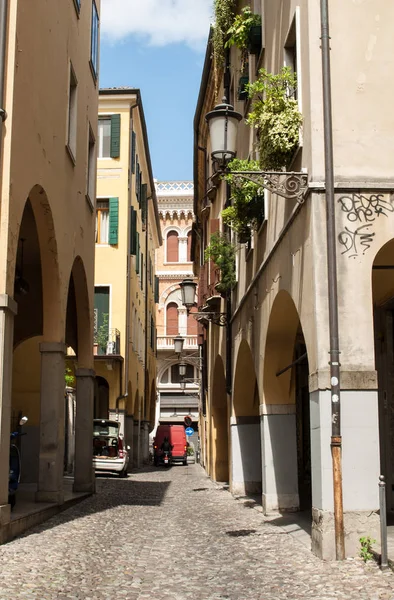 O centro histórico da cidade de Pádua. Itália — Fotografia de Stock