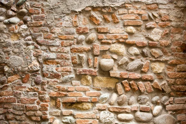 Стародавня цегляна стіна для концепції тла старого стилю — стокове фото