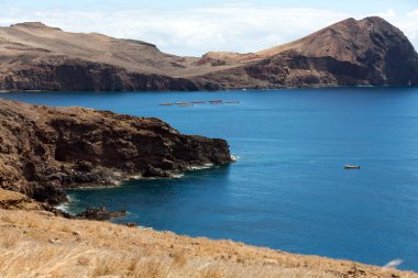 Ponta de Sao Lourenco, Madeira doğu kesiminde, güzel manzara.