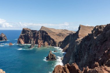 Ponta de Sao Lourenco, Madeira doğu kesiminde, güzel manzara.
