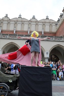 Cadde - Sokak tiyatroları Krakov, Polonya için Uluslararası Festivali.  