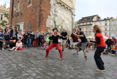 30 cadde - sokak tiyatroları Krakov, Polonya için Uluslararası Festivali. 