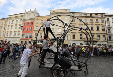 30 cadde - sokak tiyatroları Krakov, Polonya için Uluslararası Festivali.  