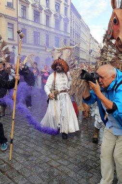 30 cadde - sokak tiyatroları Krakov, Polonya için Uluslararası Festivali.  