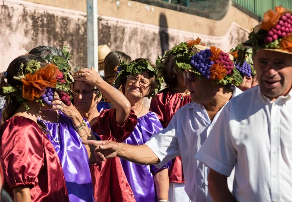 Festiwal Wina na Maderze w Estreito de Camara de Lobos, Madera, Portugalia. — Zdjęcie stockowe