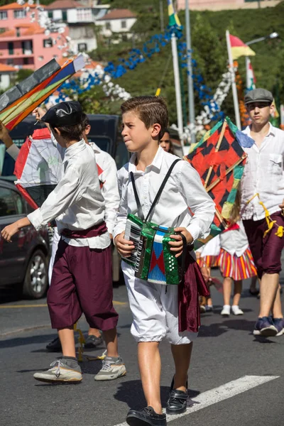 Festival del Vino de Madeira en Estreito de Camara de Lobos, Madeira, Portugal . —  Fotos de Stock