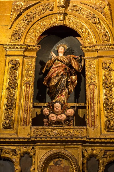 圣佩德罗教堂的内部在马德拉丰沙尔。葡萄牙 — 图库照片