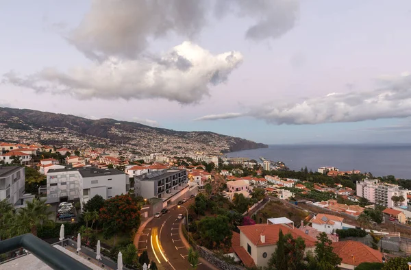 Panoramik Funchal, Madeira Adası üzerinde. Portekiz — Stok fotoğraf