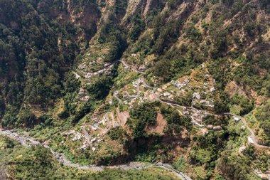 Rahibeler Vadisi, Portekiz, Madeira Adası 'ndaki Curral das Freiras..