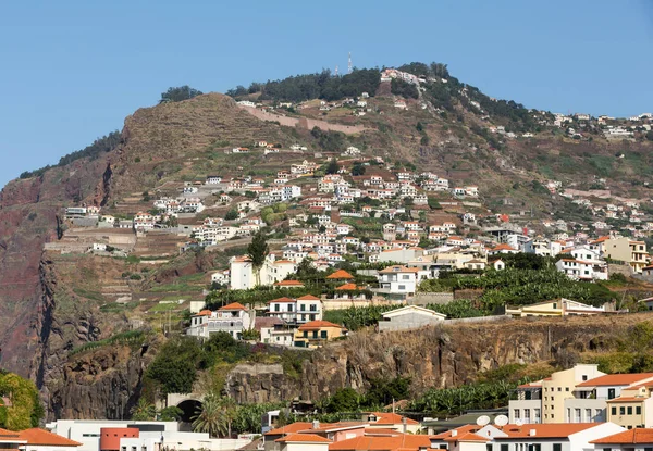 Camara de Lobos - traditionell fiskeby, ligger fem kilometer från Funchal på Madeira. Portugal — Stockfoto