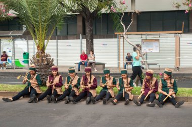  Funchal 'da Madeira Şarap Festivali. Madeira, Portekiz.