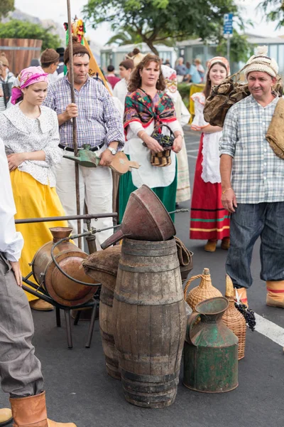 Madeira Wine Festival in Funchal. Madeira, Portugal. — Stock Photo, Image