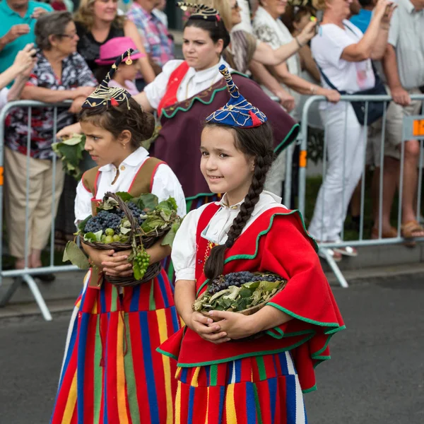 Madeira Borfesztivál Funchal-ban. Madeira, Portugália. — Stock Fotó