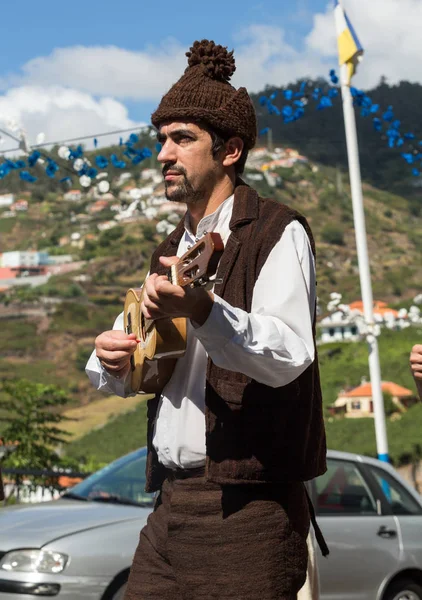 Festival del Vino de Madeira en Estreito de Camara de Lobos, Madeira, Portugal . —  Fotos de Stock