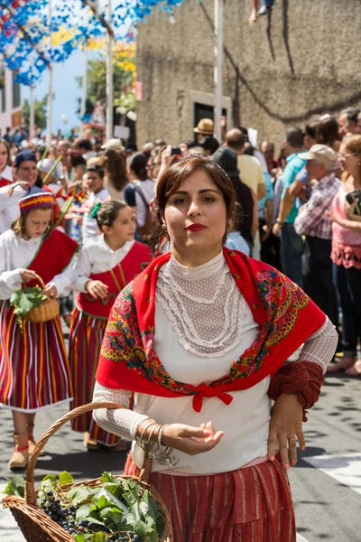 Festiwal Wina na Maderze w Estreito de Camara de Lobos, Madera, Portugalia. — Zdjęcie stockowe