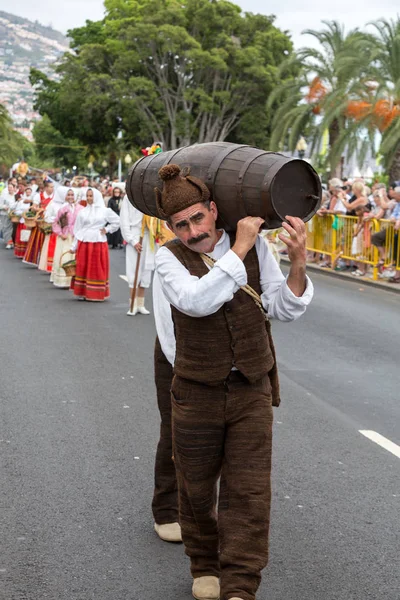 Festiwal Wina Madery w Funchal. Madera, Portugalia. — Zdjęcie stockowe