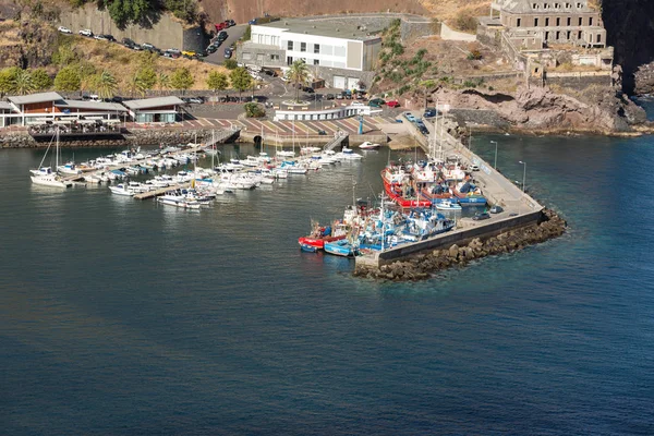 Bahía Machico en la costa este de la isla de Madeira, Portugal — Foto de Stock