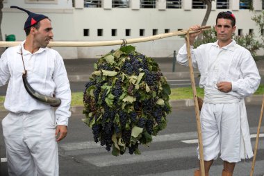  Funchal 'da Madeira Şarap Festivali. Madeira, Portekiz.