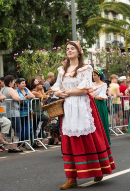  Funchal 'da Madeira Şarap Festivali. Madeira, Portekiz.