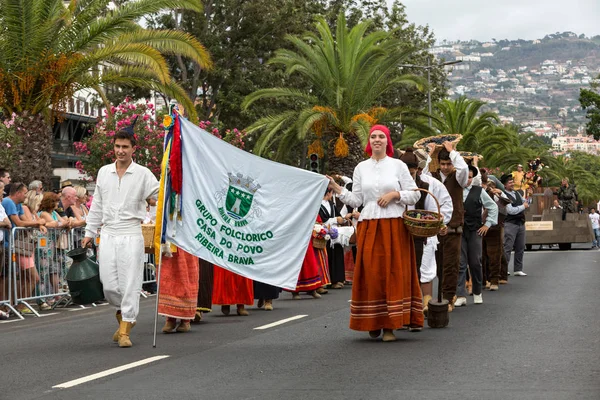 Festival del Vino de Madeira en Funchal. Madeira, Portugal . — Foto de Stock