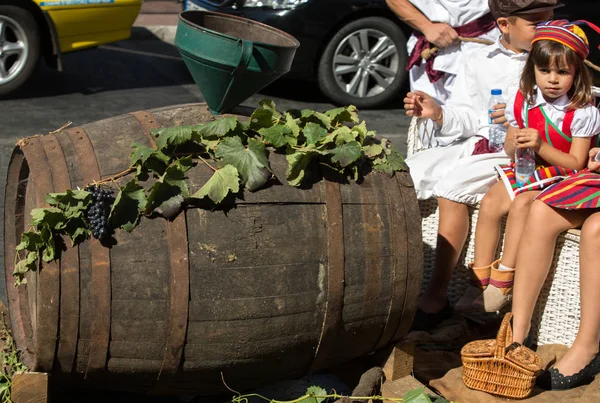 Festiwal Wina na Maderze w Estreito de Camara de Lobos, Madera, Portugalia. — Zdjęcie stockowe