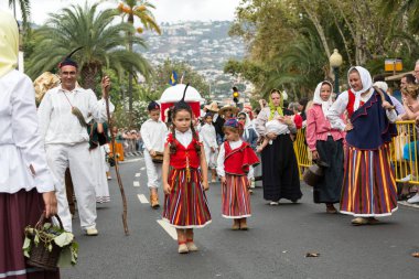 Funchal 'da Madeira Şarap Festivali. Madeira, Portekiz.