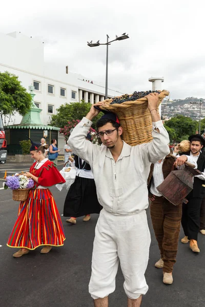 Festiwal Wina Madery w Funchal. Madera, Portugalia. — Zdjęcie stockowe