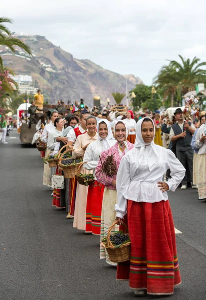 Festival del Vino de Madeira en Funchal. Madeira, Portugal . — Foto de Stock