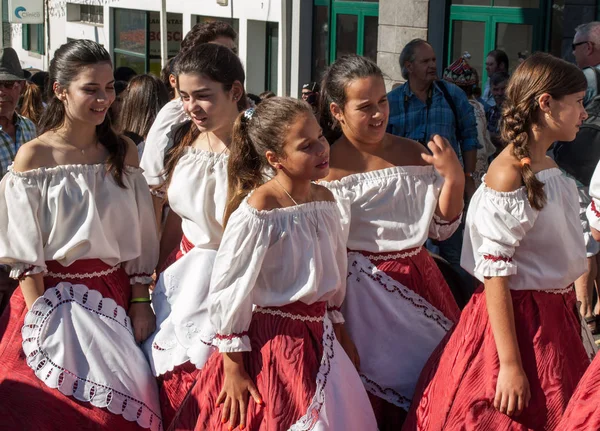 Festiwal Wina na Maderze w Estreito de Camara de Lobos, Madera, Portugalia. — Zdjęcie stockowe