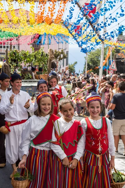 Madeiraweinfest in Estreito de Camara de Lobos, Madeira, Portugal. — Stockfoto