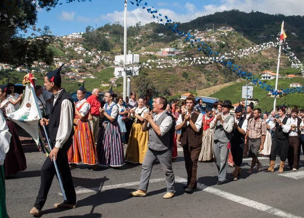 Festival del Vino de Madeira en Estreito de Camara de Lobos, Madeira, Portugal . — Foto de Stock