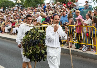  Funchal 'da Madeira Şarap Festivali. Madeira, Portekiz.