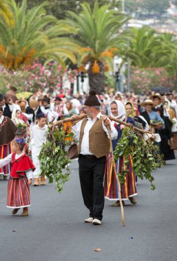  Funchal 'da Madeira Şarap Festivali. Madeira, Portekiz.