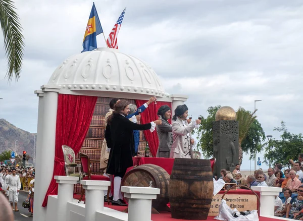 Madeira Wijnfestival in Funchal. Madeira, Portugal. — Stockfoto